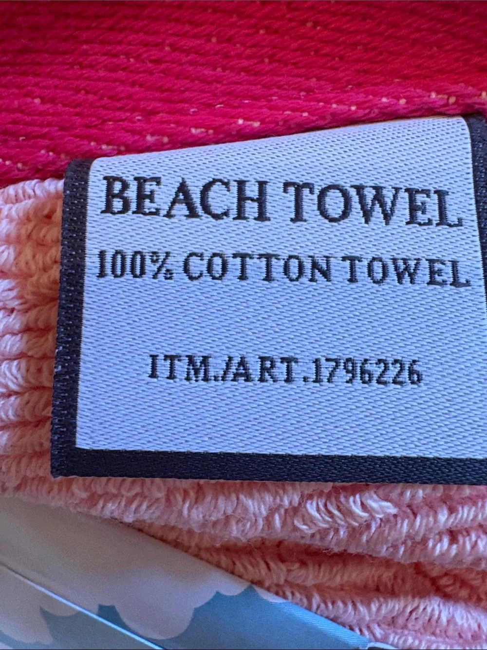 Pink Fouta Beach Towel